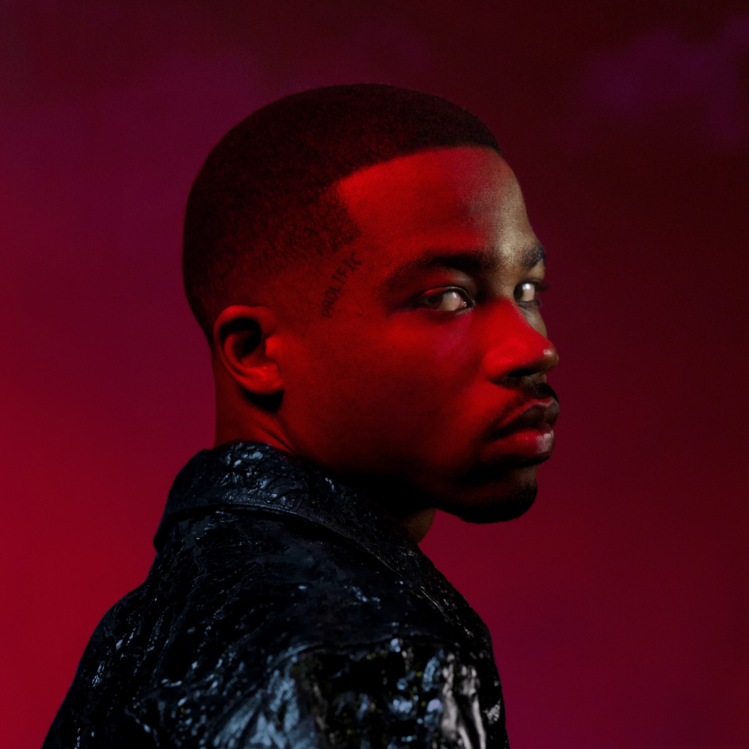 Roddy Ricch Prolific temple tattoo portrait