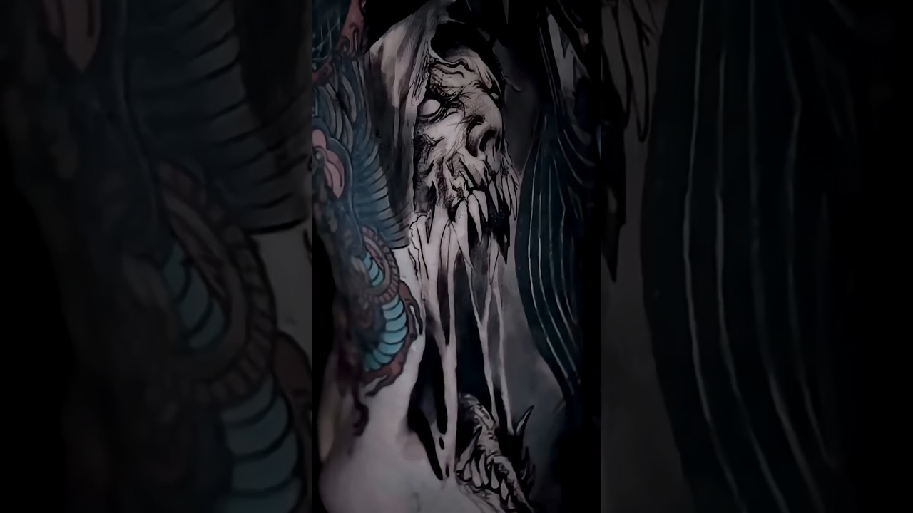 Ronnie Radke chest and armpit tattoos