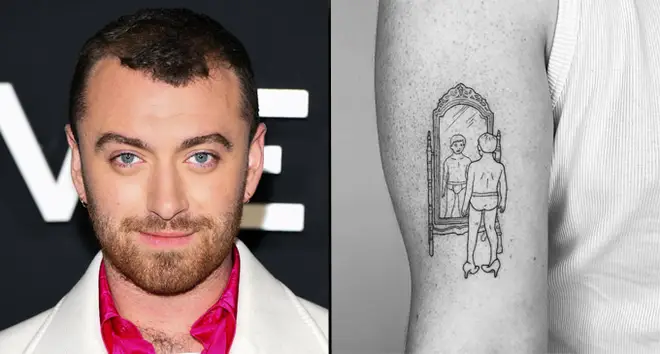Sam Smith non-binary identity tattoo