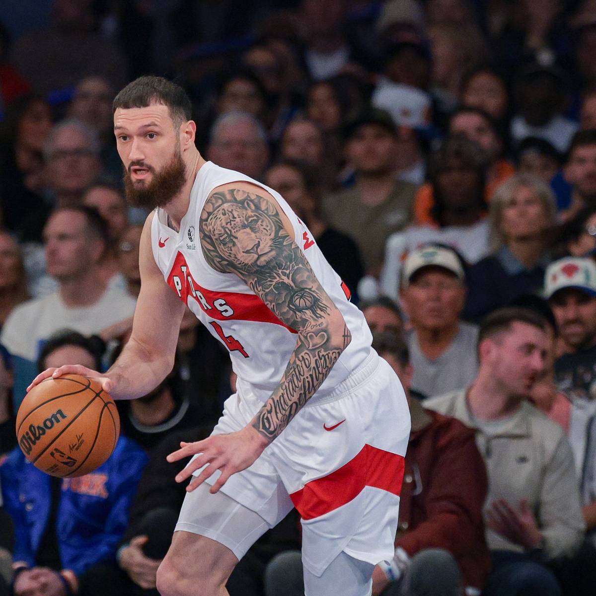 Sandro Mamukelashvili Mamba Mentality tattoo action