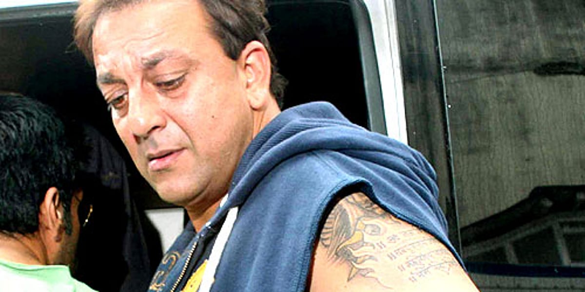 Sanjay Dutt samurai tattoos