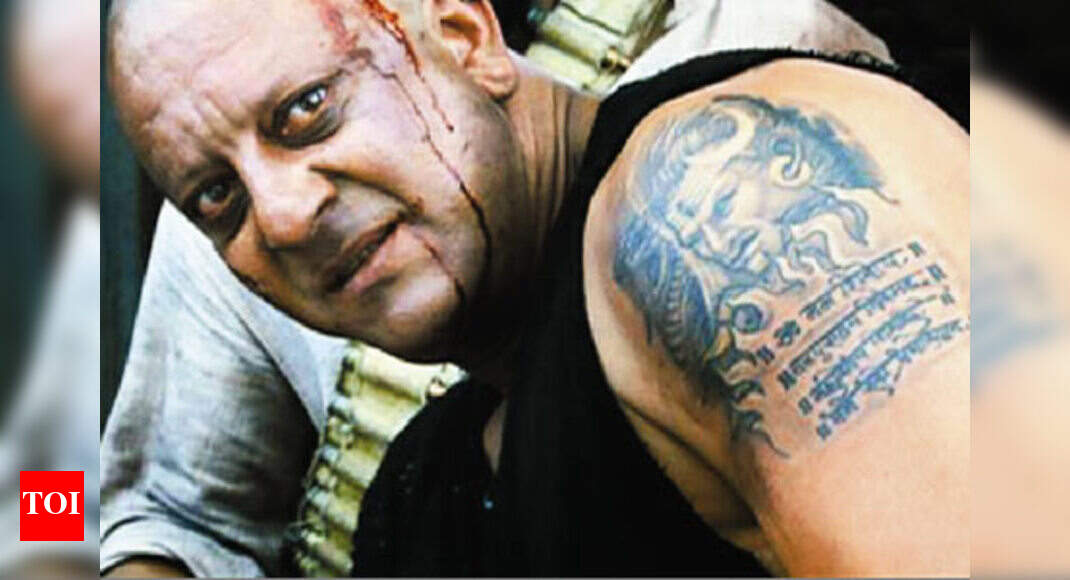 Sanjay Dutt Shiva tattoo