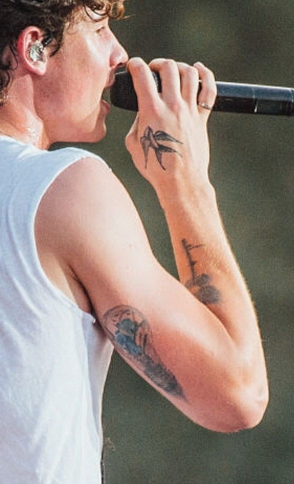 Shawn Mendes Wonder tattoo on the arm