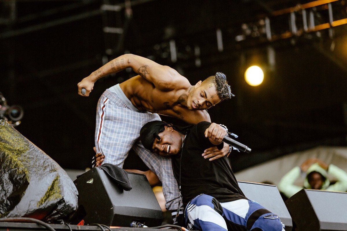 Ski Mask the Slump God performance tattoos