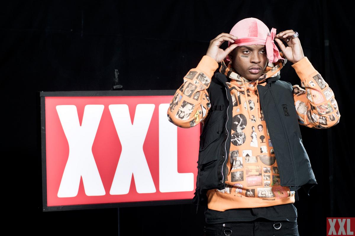 Ski Mask the Slump God face tattoos at XXL