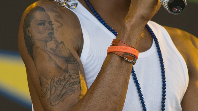Snoop Dogg Boss Lady portrait tattoo