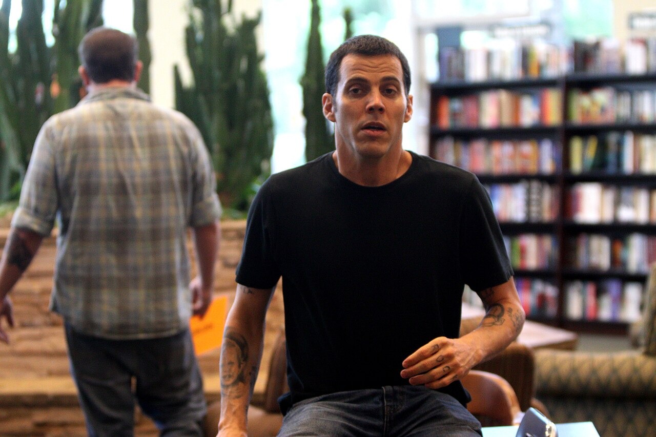 Steve-O chest and shoulder tattoos