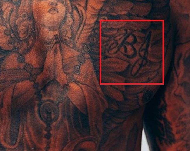 Terry Rozier chest tattoos
