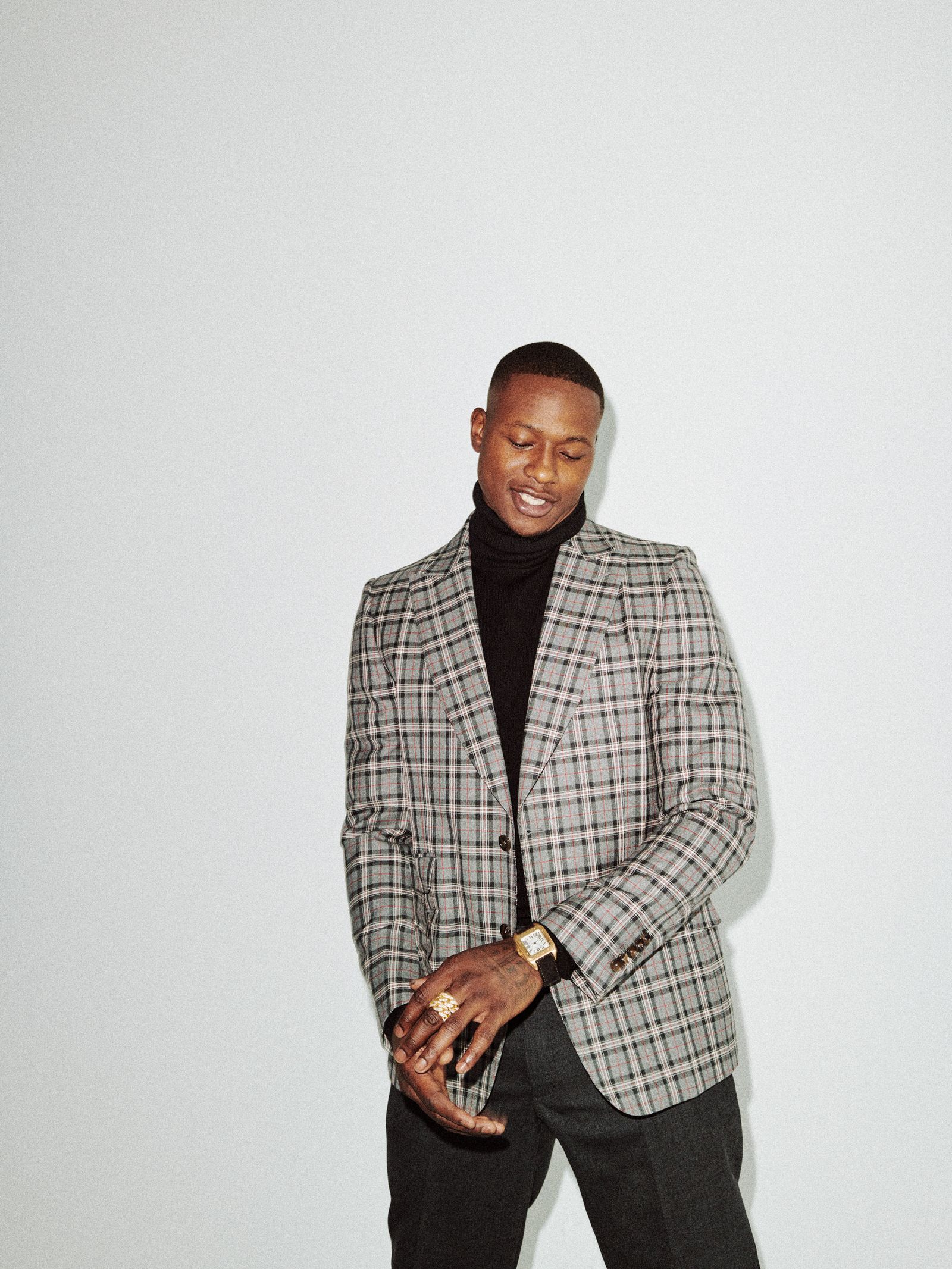 Terry Rozier suit neck tattoos