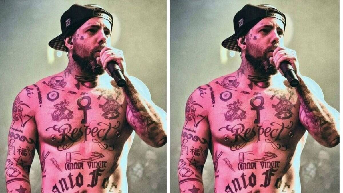 Tico Santa Cruz full torso tattoos