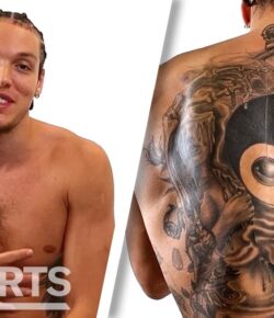 Aaron Gordon’s Ink: The Black Power Fist, Chess Pieces and LOVE WAR Rose