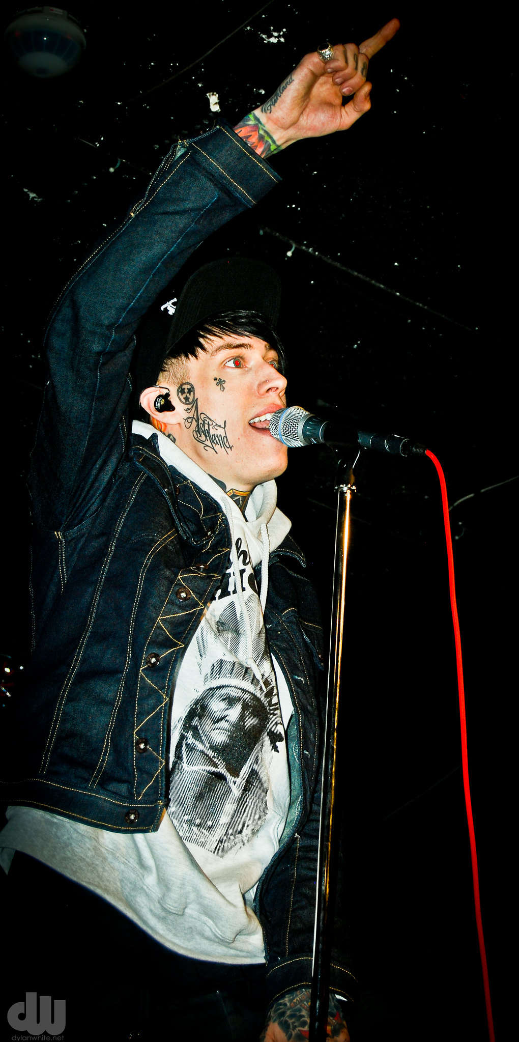 Trace Cyrus back tattoo