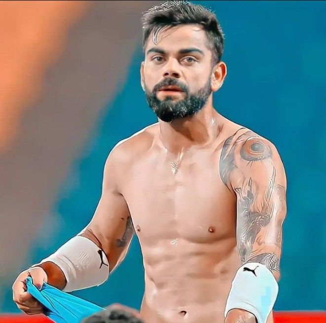 Virat Kohli 175 tattoo