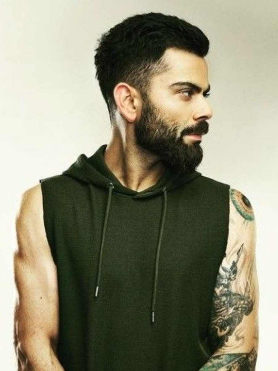 Virat Kohli lotus tattoo