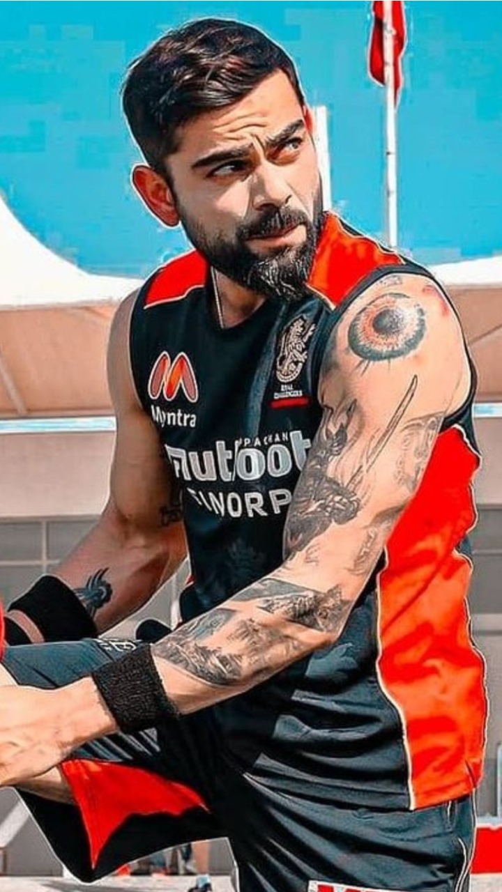 Virat Kohli Shiva tattoo