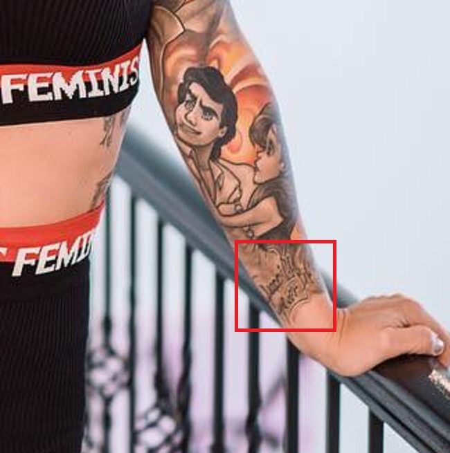 JWoww wrist tattoo