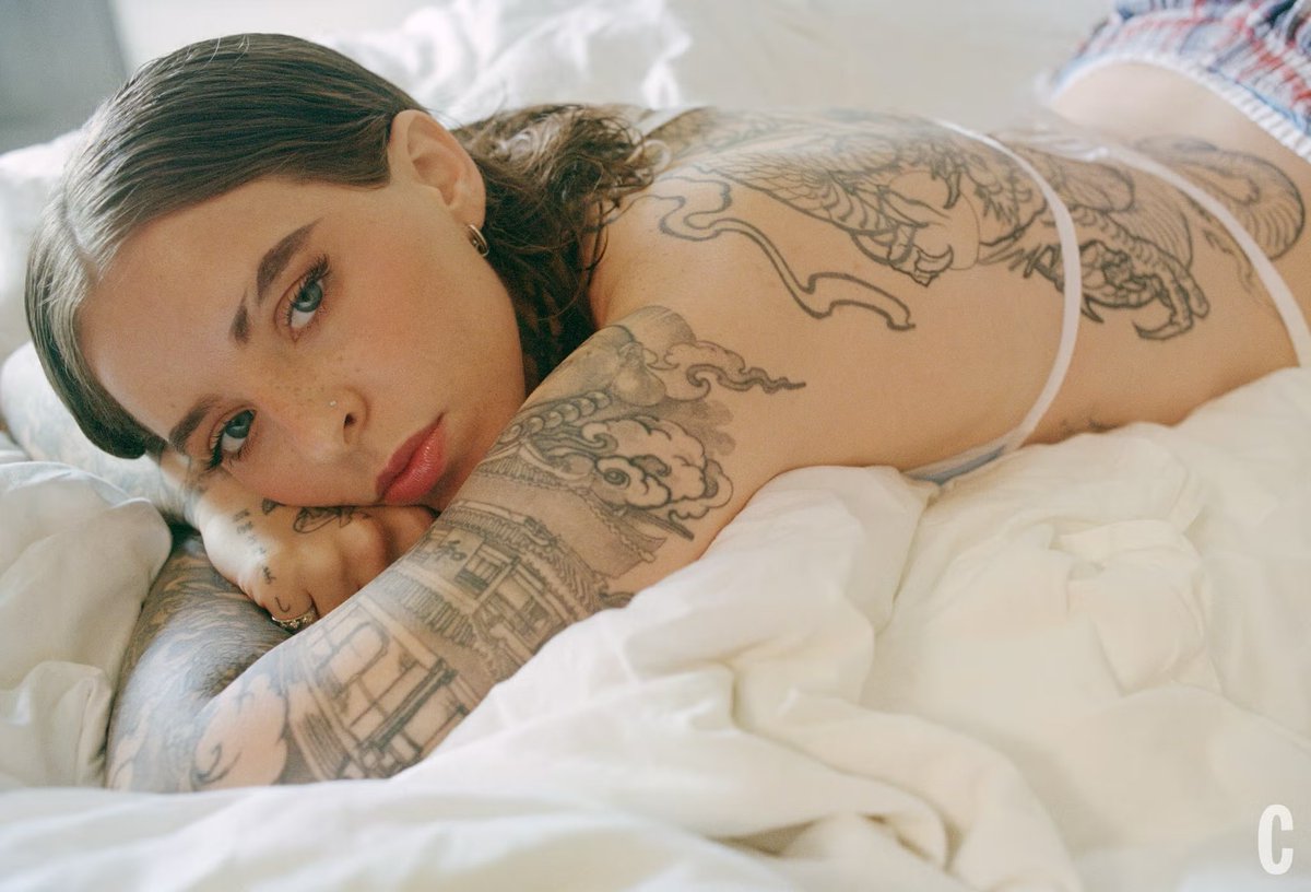 Young Miko full sleeve tattoos