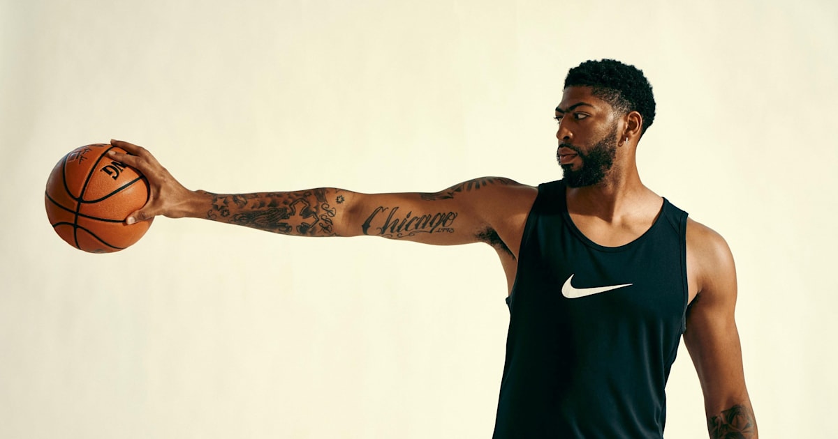 Anthony Davis tattoos: Chicago 1970 lettering