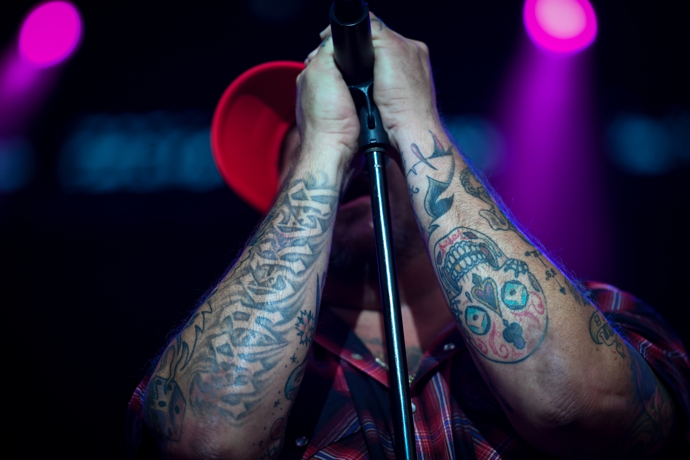 Kid Rock tattoos: forearm tattoo detail