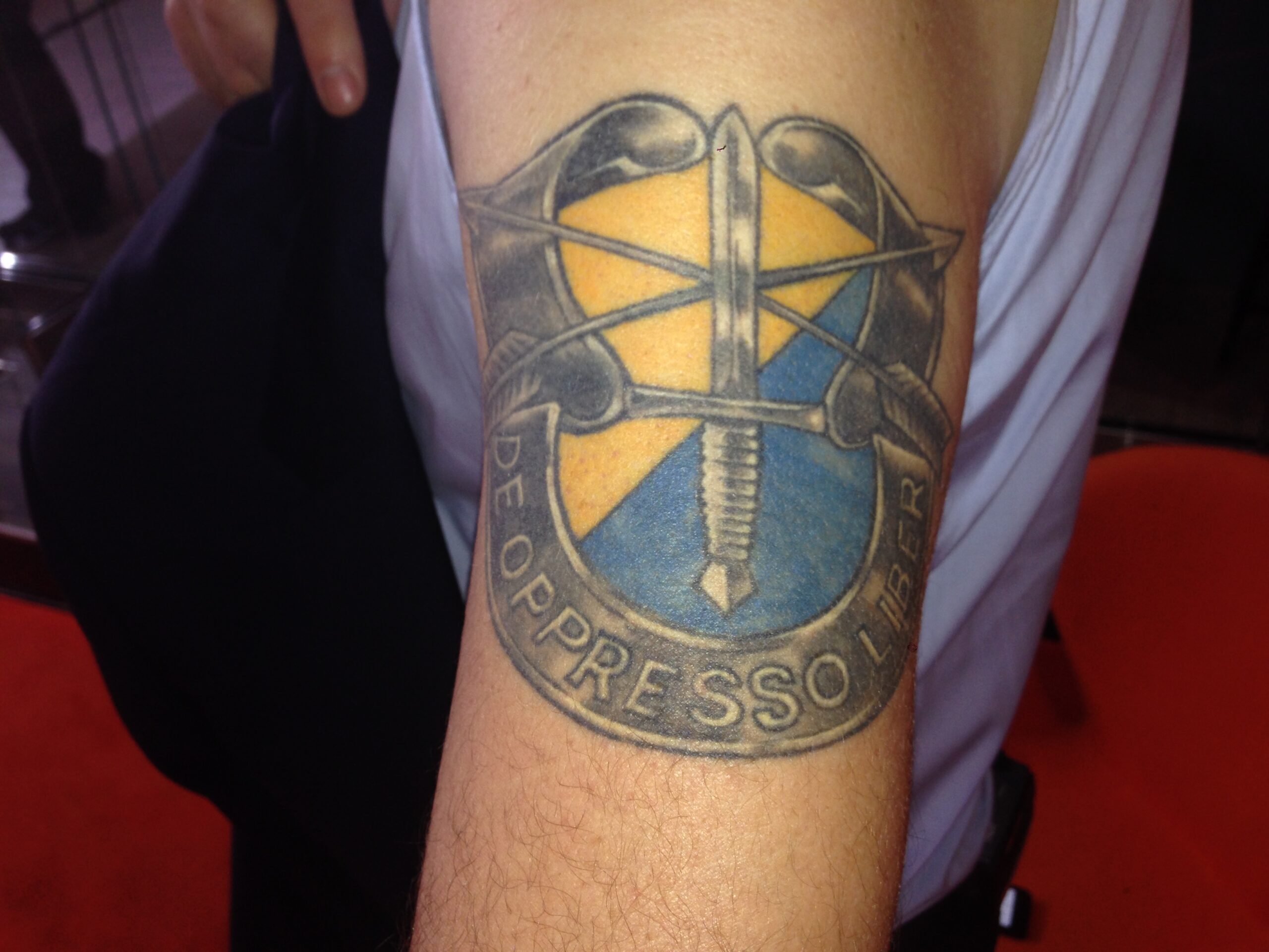 Carson Daly Corvette tattoo