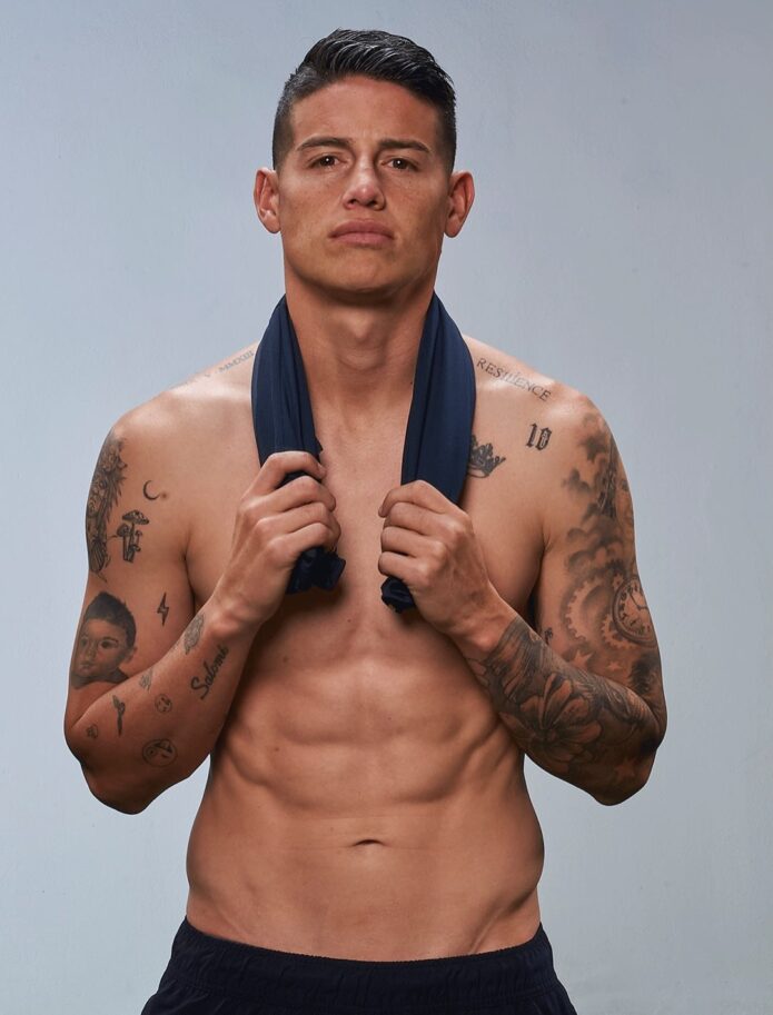James Rodríguez tattoos