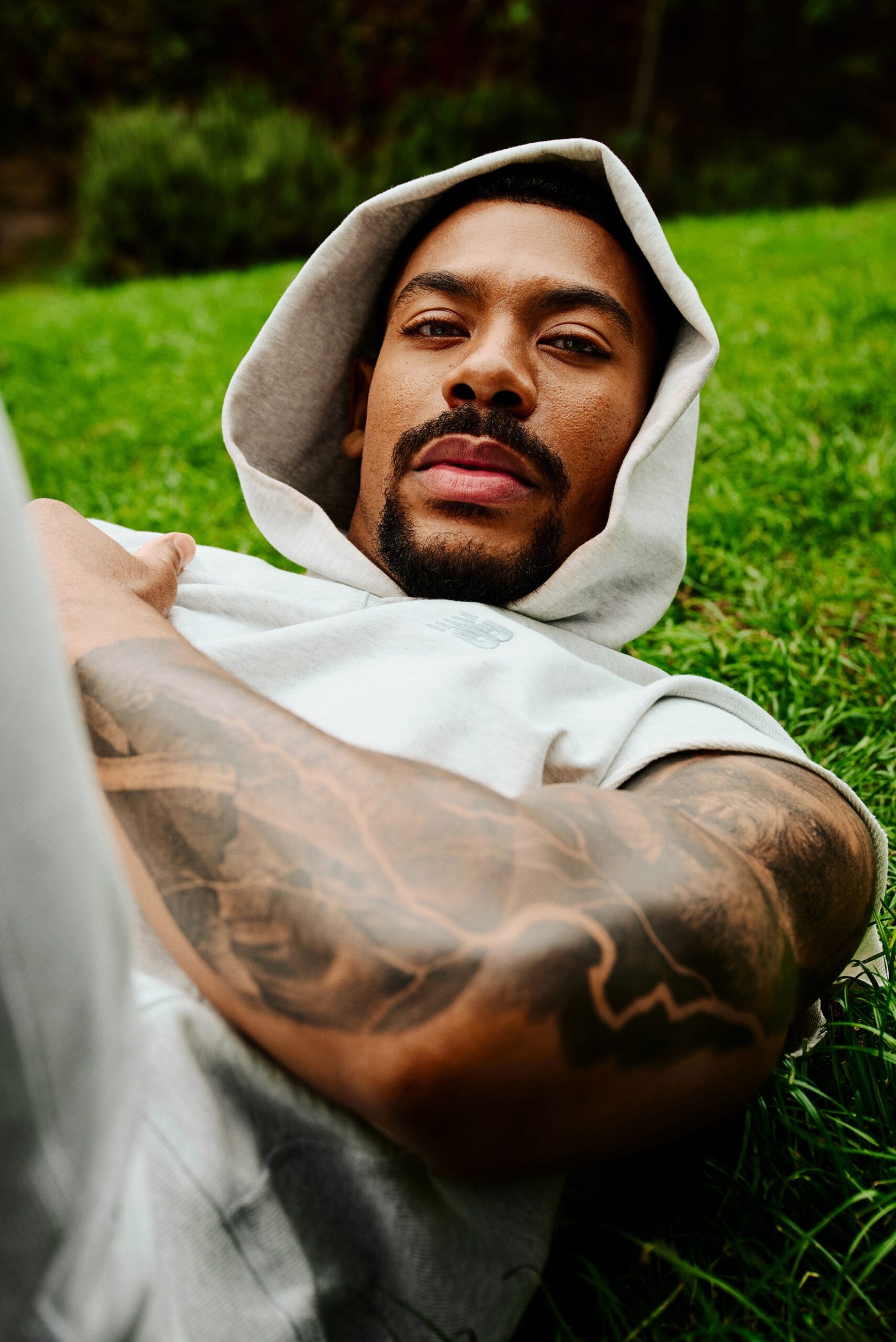 Aaron Pierre tattoos: inline