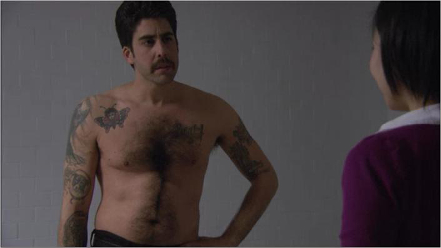 Adam Goldberg shoulder tattoos