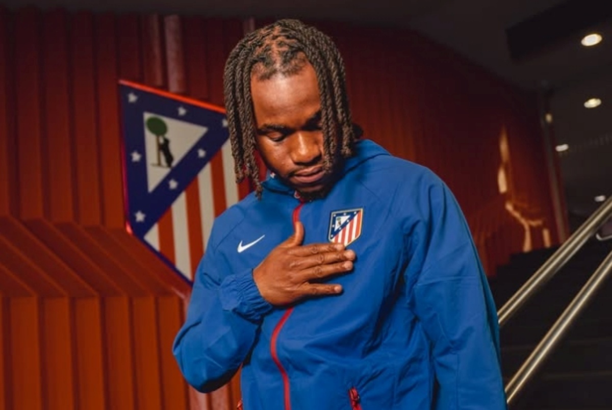 Ademola Lookman in a contextual photograph: Context for Lookman’s new Atlético Madrid chapter; not tattoo evidence; not tattoo evidence