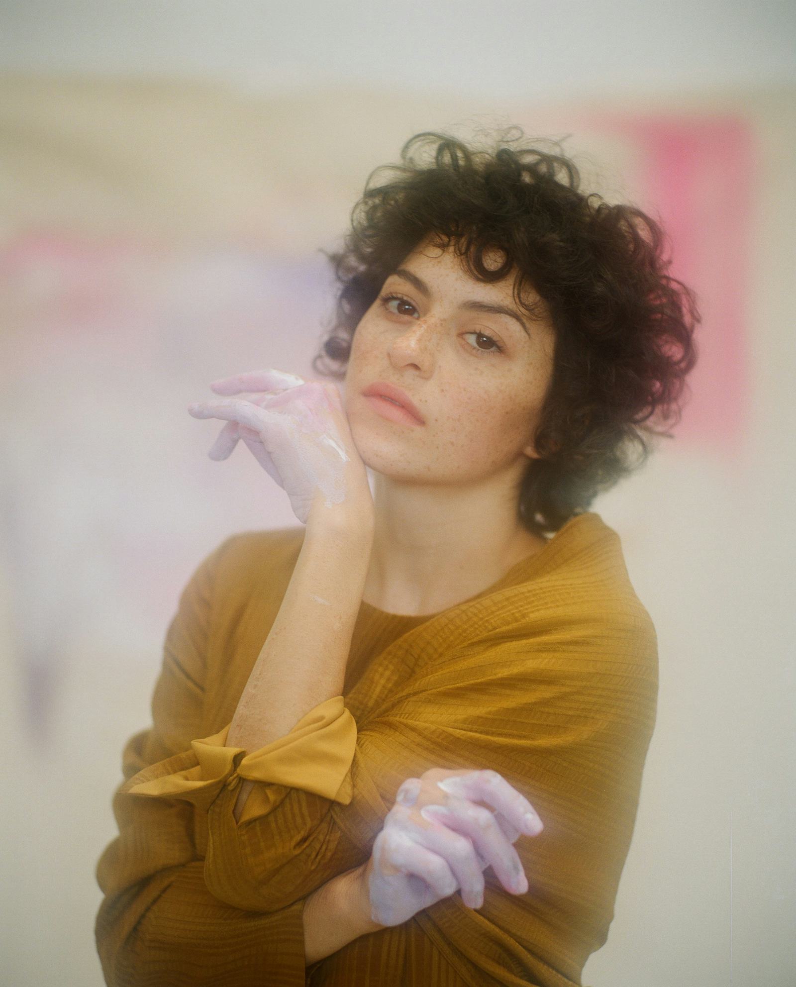 Alia Shawkat in a contextual photograph: contextual photograph for the personal-memory section; not tattoo evidence; not tattoo evidence