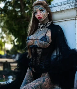 Amber Luke Tattoos: Face, Eye and Body Ink Explained