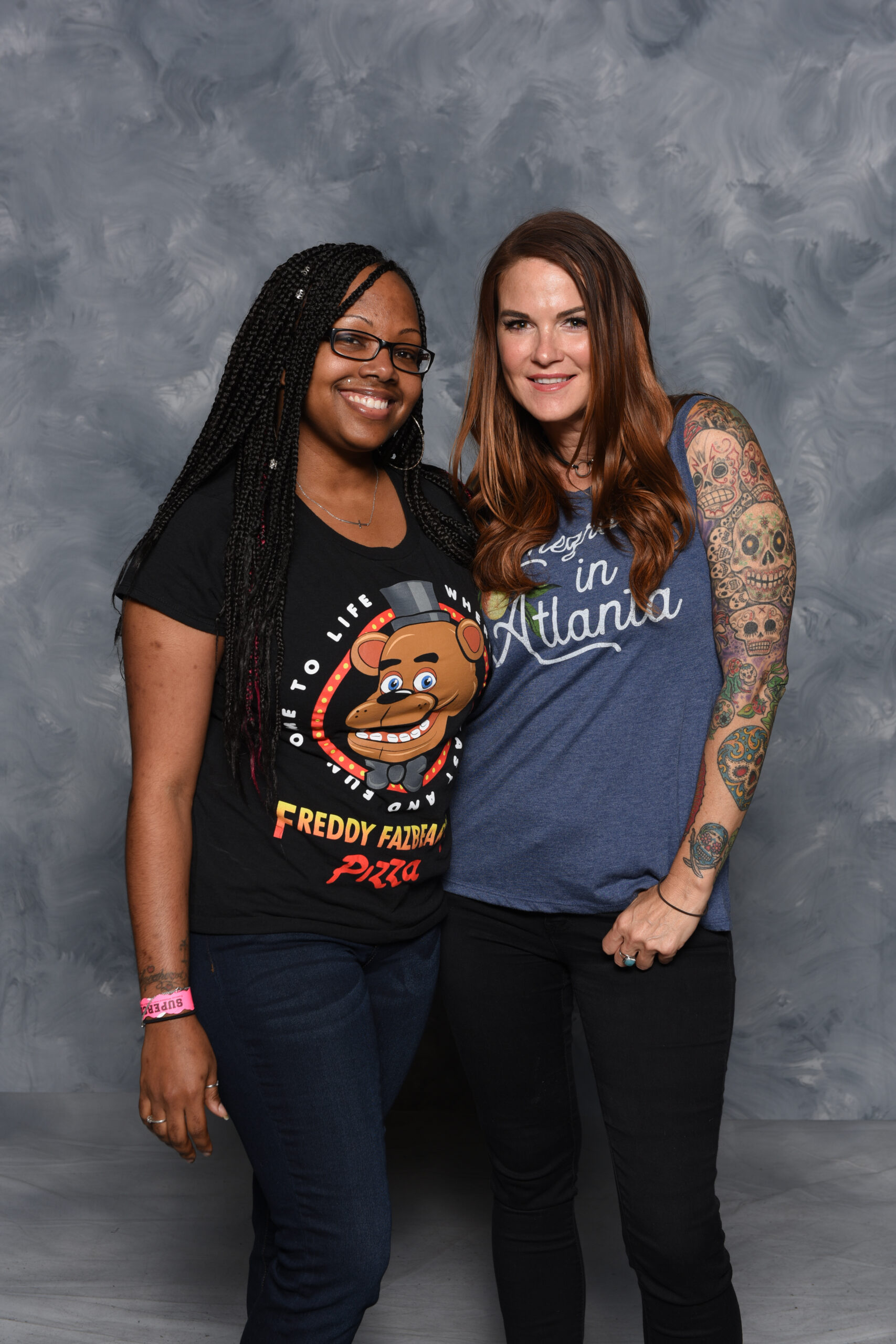 Amy Dumas Colourful Arm Tattoos