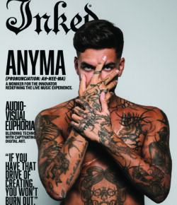 Anyma Tattoos: Roses, Swallows, Blackwork, and a Living Visual Archive