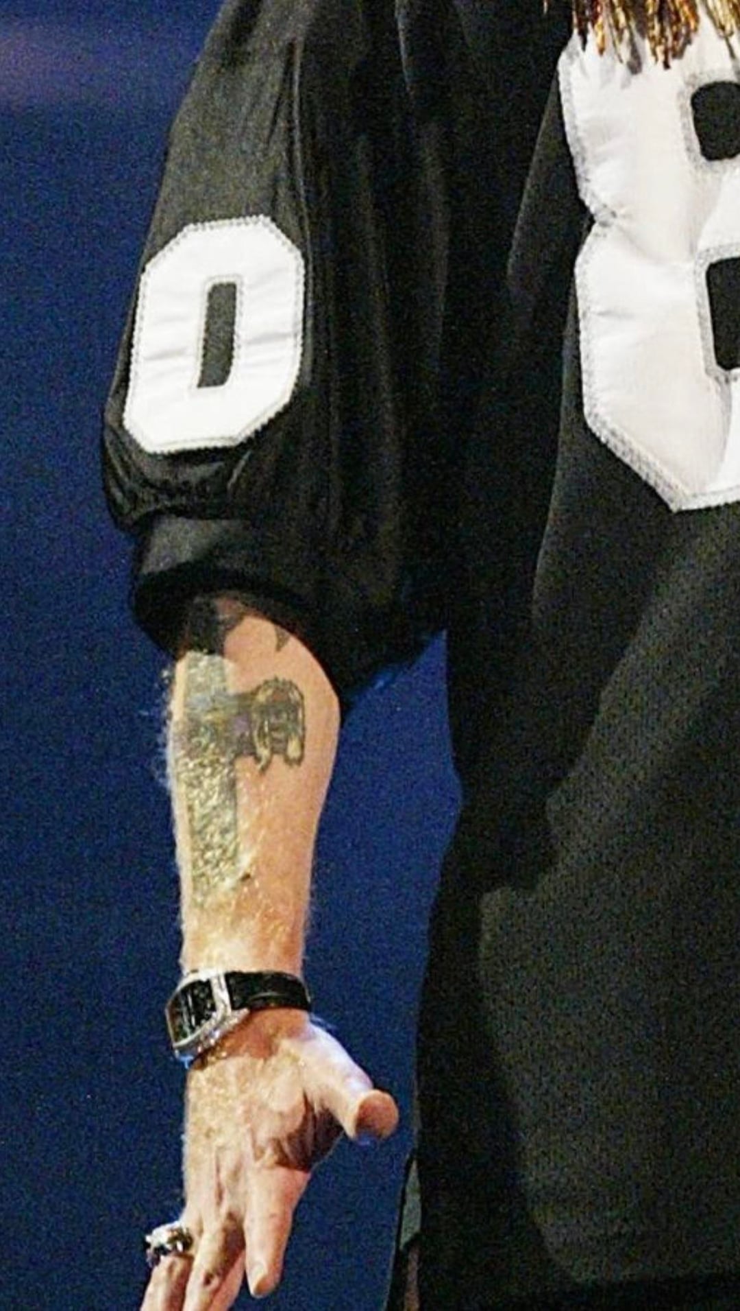 Axl Rose 2002 arm tattoo
