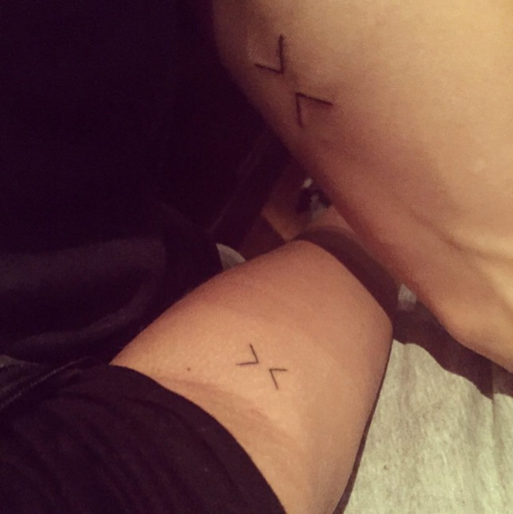 Ayesha Curry tattoos: second matching symbol view
