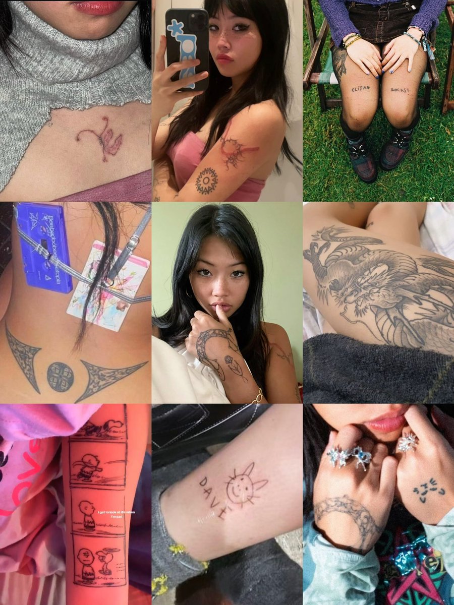 Beabadoobee butterfly tattoo Beabadoobee tattoos: Butterfly and softer placements