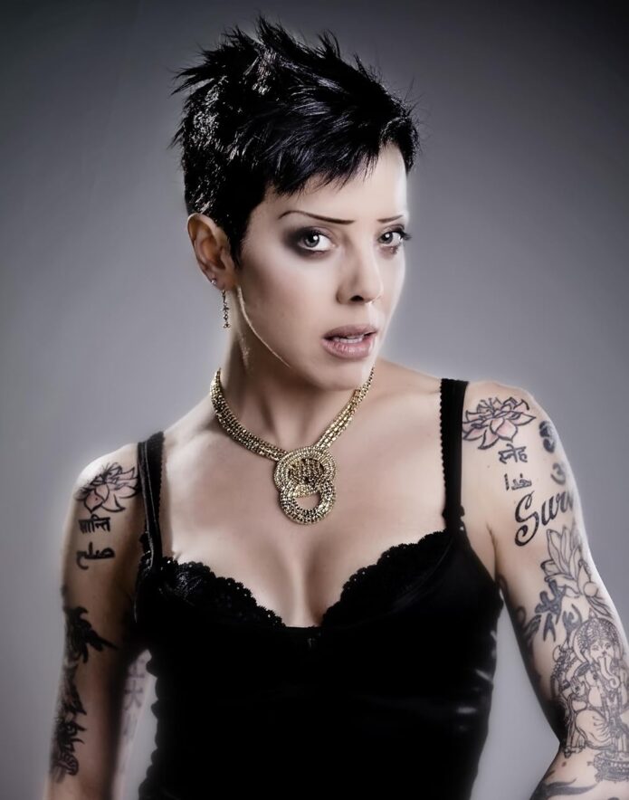 Bif Naked tattoos