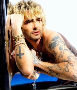 Bill Kaulitz Tattoos: Heart, Mermaid, Snake and Cross Ink