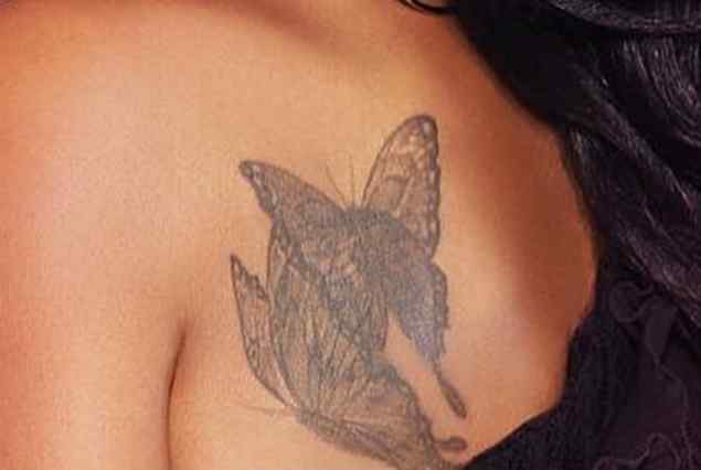 Brandy Norwood tattoos: genuine tattoo reference for the matching section