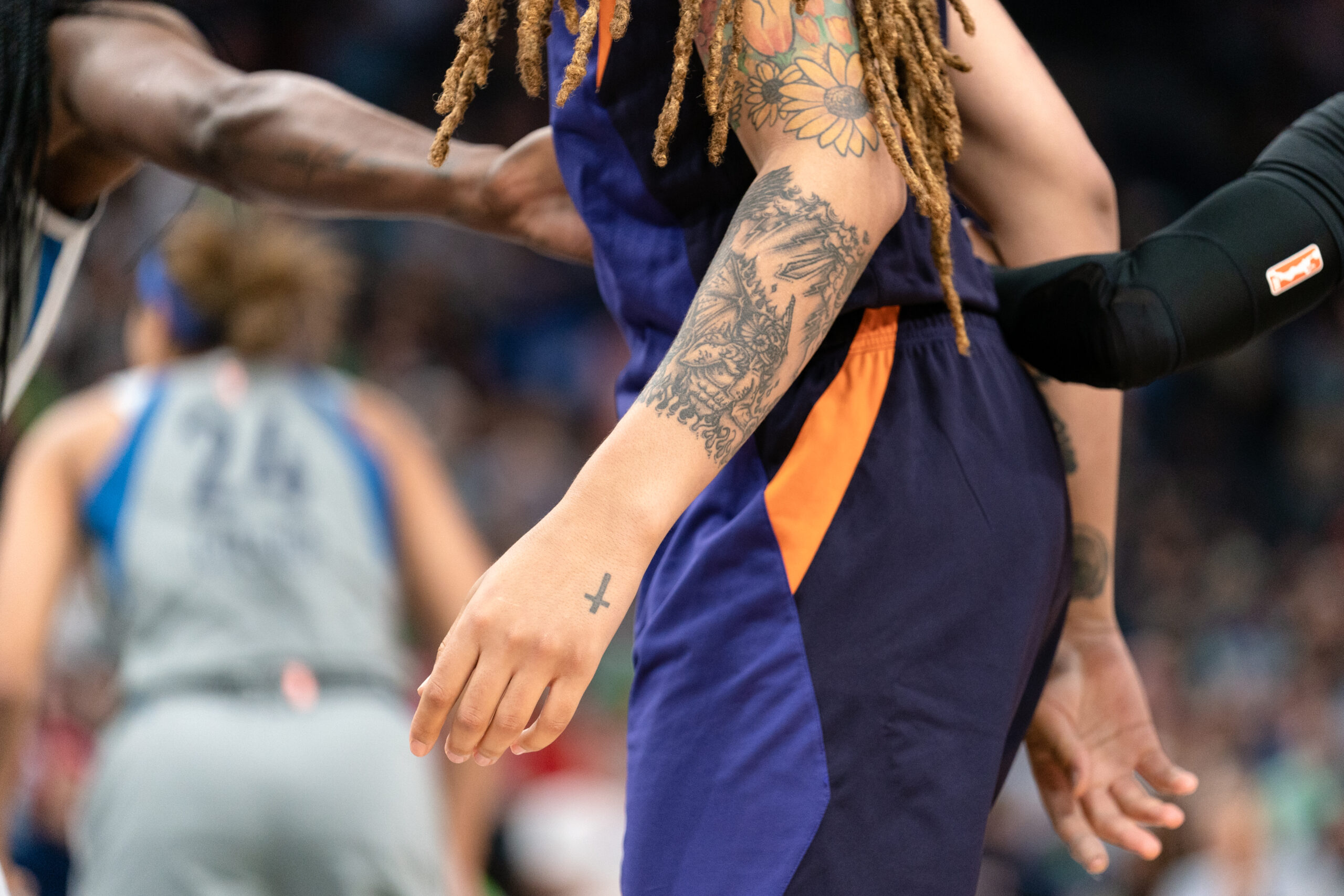 Brittney Griner tattoos: Brittney Griner’s tattooed arm