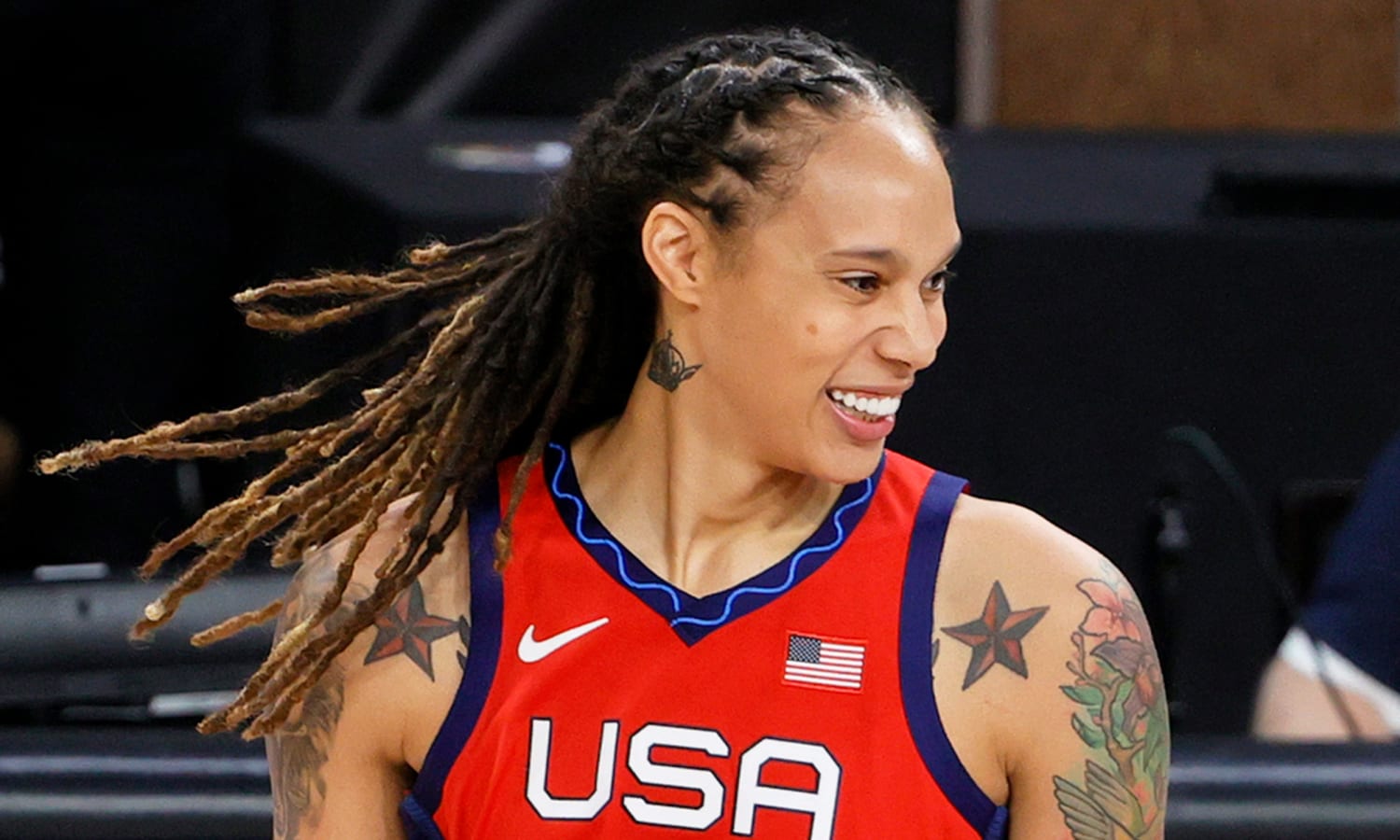 Brittney Griner tattoos: Brittney Griner’s tattoos in Team USA colors