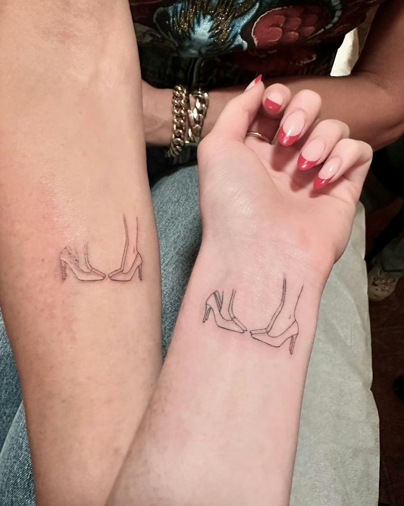 Brooke Shields tattoos: inline