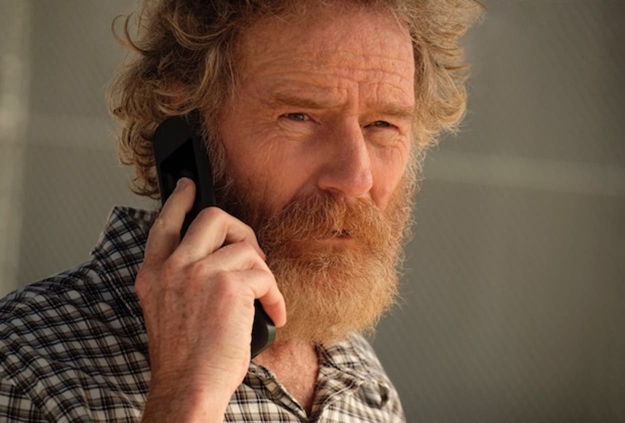 Bryan Cranston in a contextual photograph: inline contextual photo; not tattoo evidence