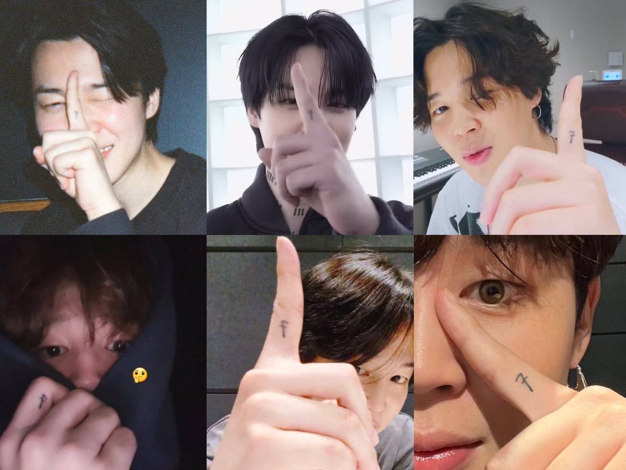 BTS Jimin tattoos: Direct Weverse image record of the 7 friendship tattoo.