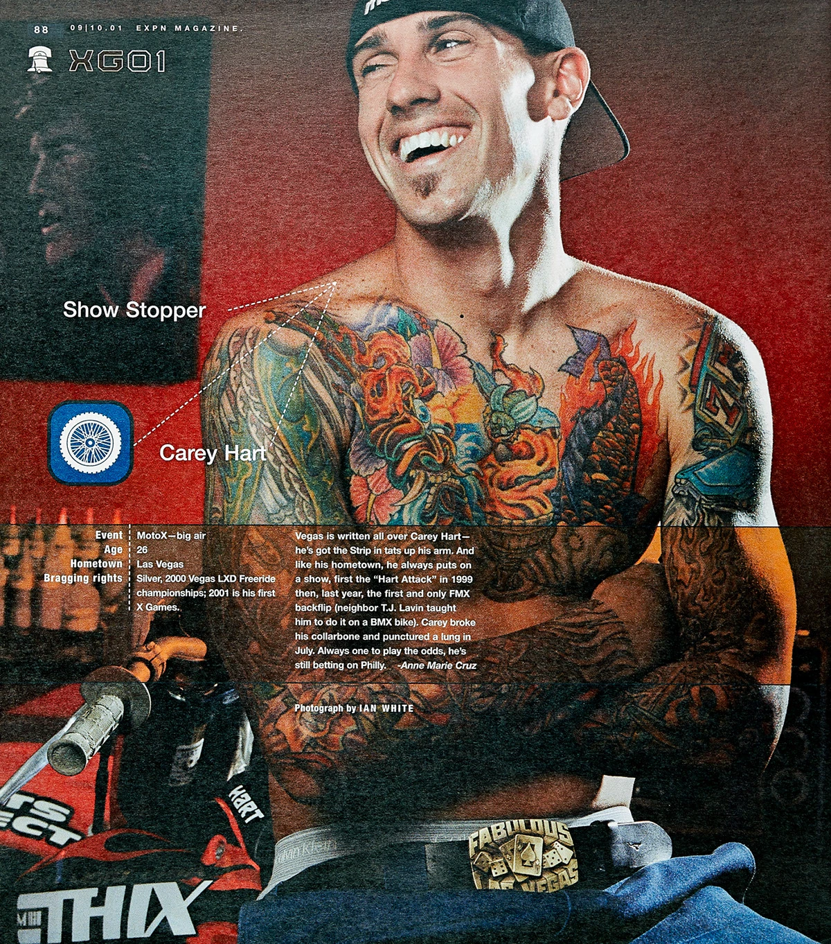 Carey Hart tattoos: genuine tattoo evidence