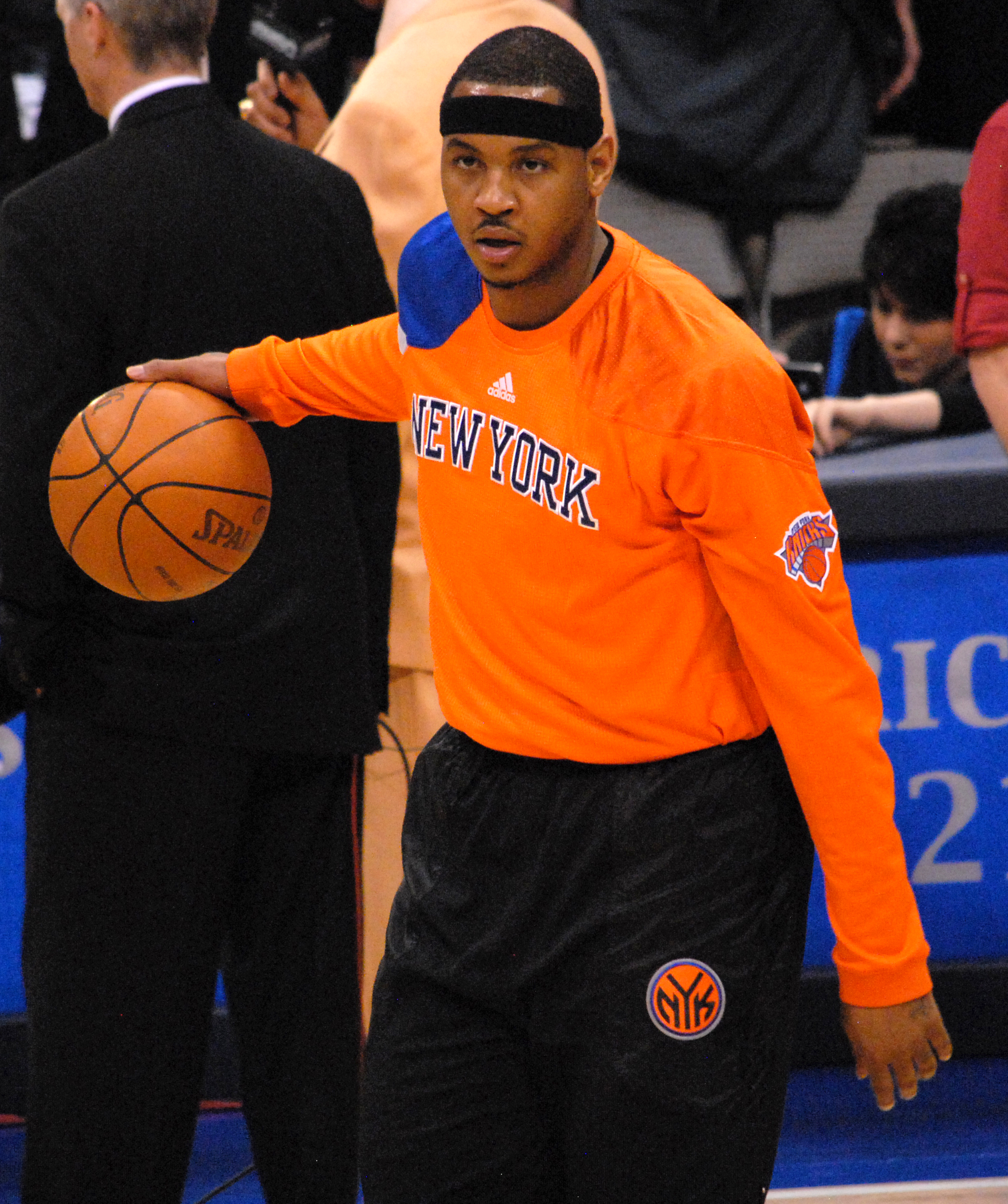 Carmelo Anthony forearm tattoo detail