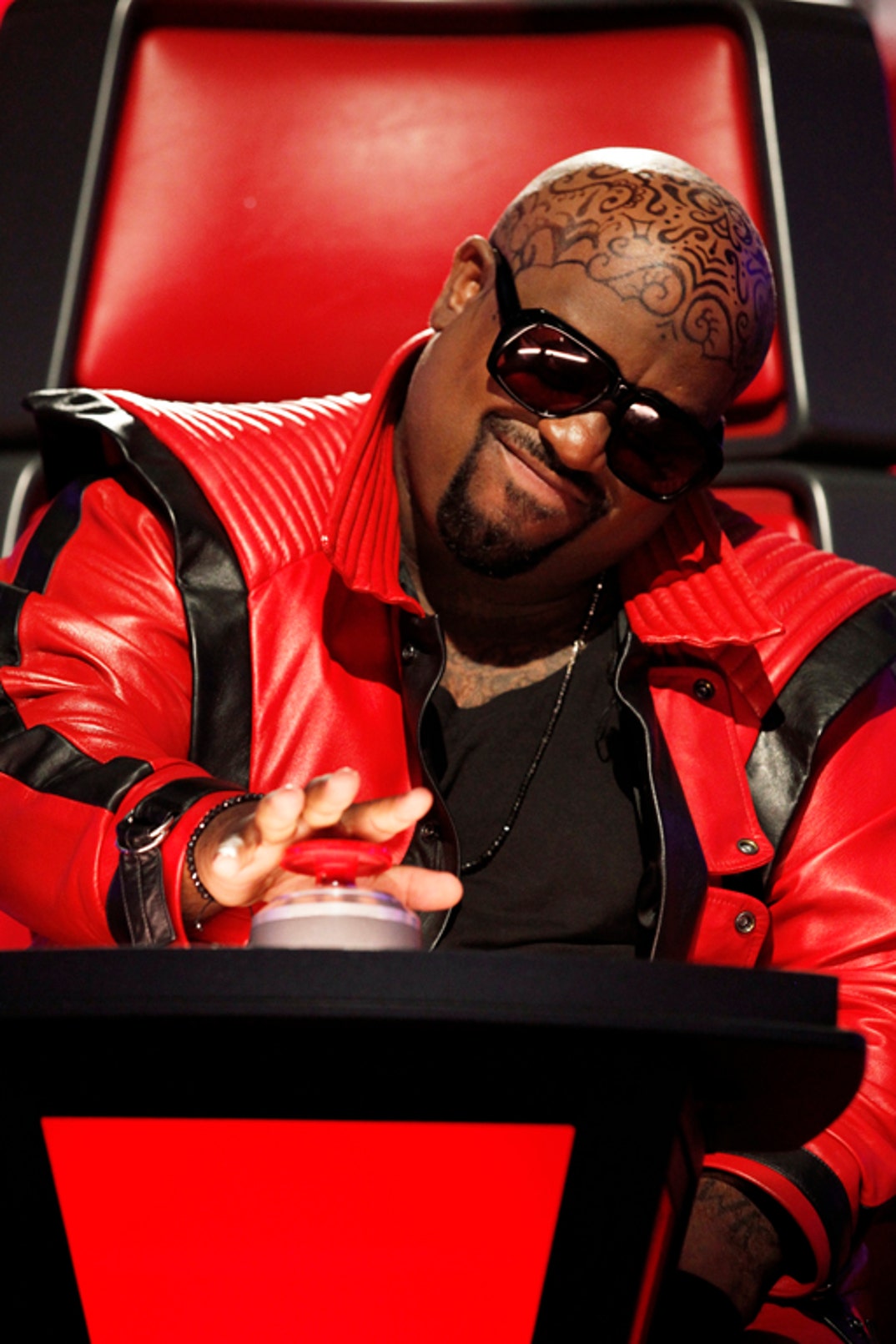 CeeLo Green head tattoo design