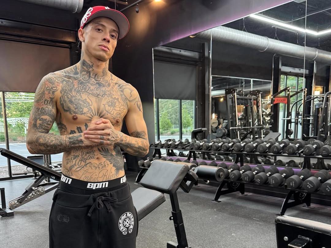 Central Cee tattoos: neck tattoo placement and upper body ink
