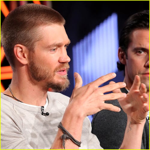 Chad Michael Murray in a contextual photograph: Separate interview-context image; not tattoo evidence.; not tattoo evidence