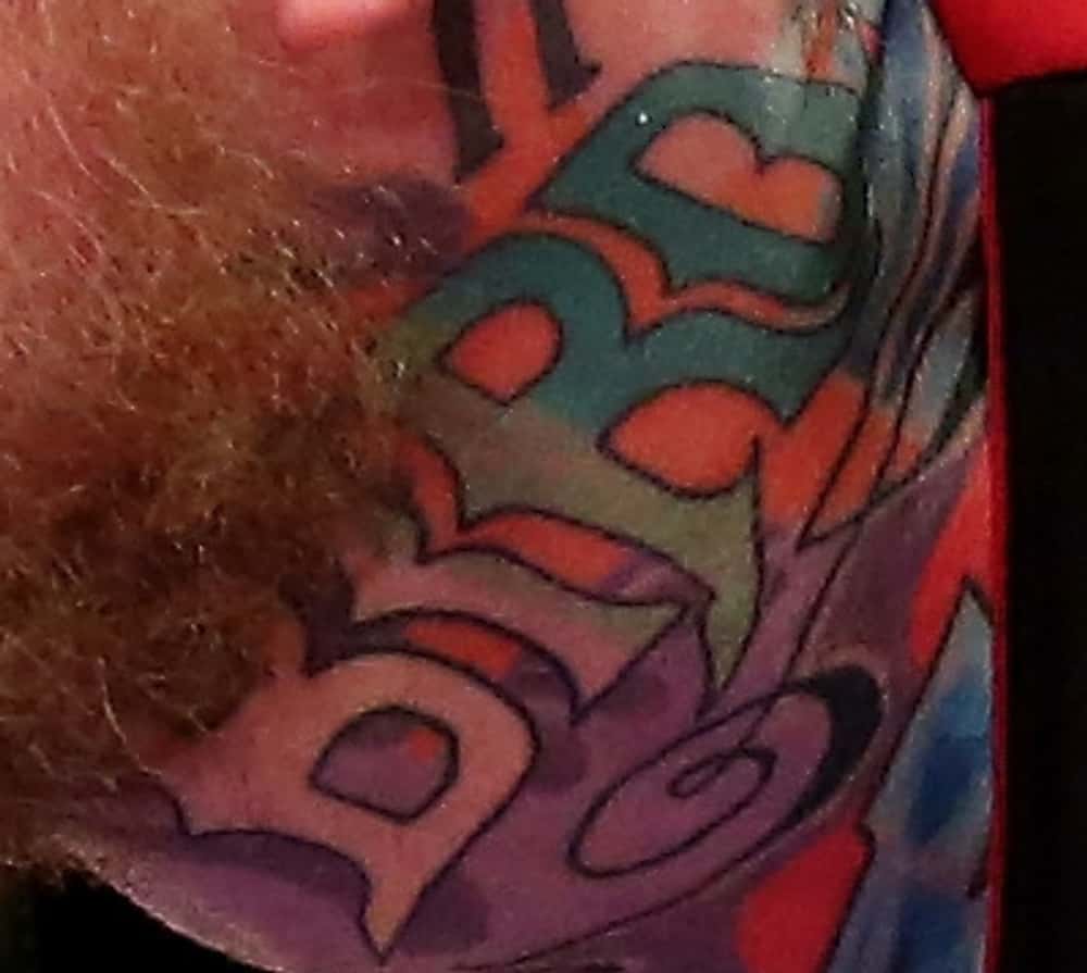 Chris Andersen free bird tattoo
