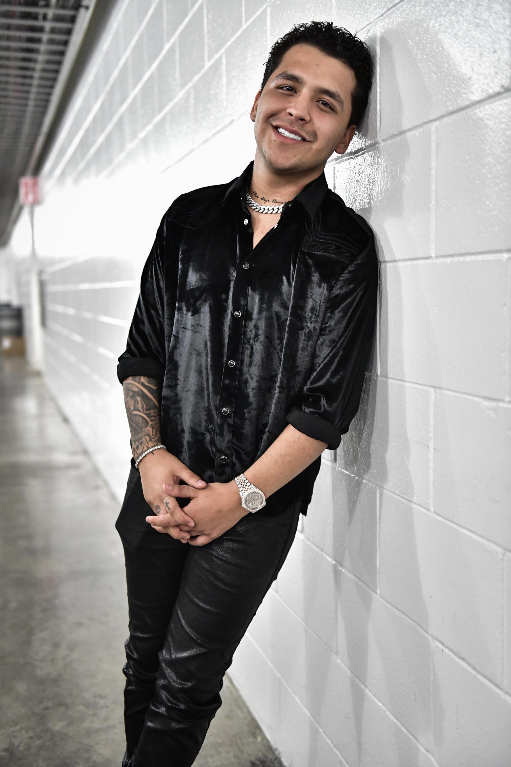 Christian Nodal Tattoos: Forearm Sleeve, Neck Script and More